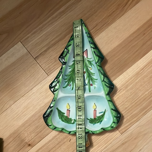 Beautiful vintage Christmas tree tidbit candy plate dish Holt Howard 1959. - Picture 5 of 9